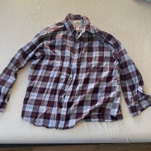 St. John’s Bay flannel Xl maroon